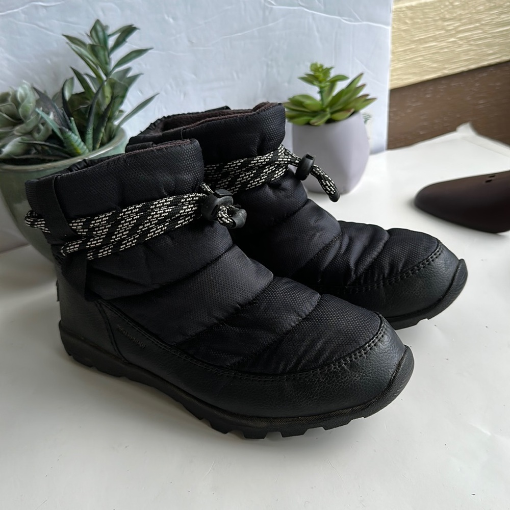 SOREL Whitney Short Snow Boot In Black-Sz 7